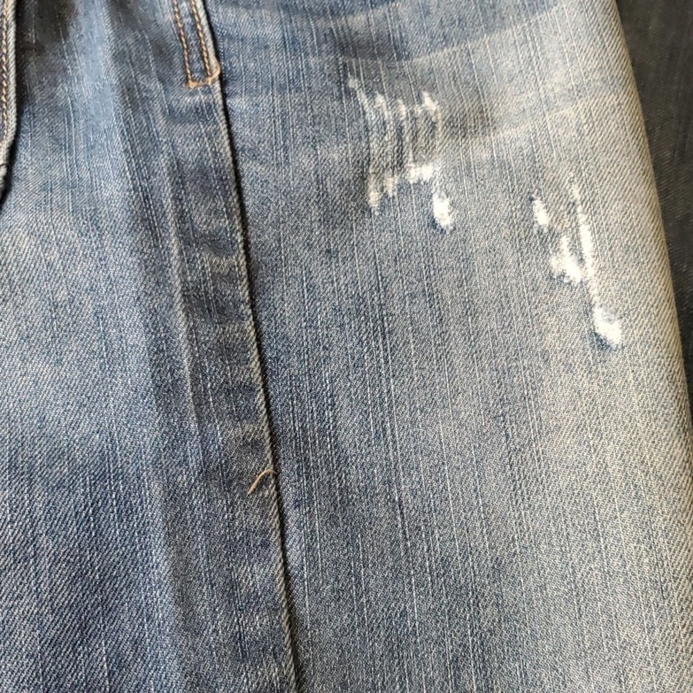 United Denim of America blue jeans distressed size 36 X 32 - Picture 4 of 9